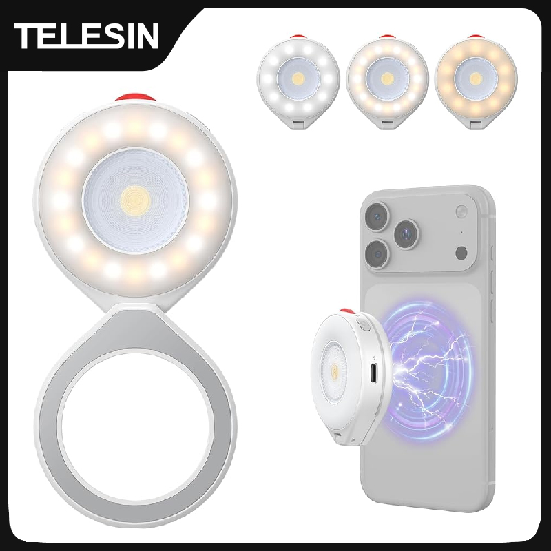 Photography Lighting Brands - TELESIN: luce flash magnetica per smartphone,