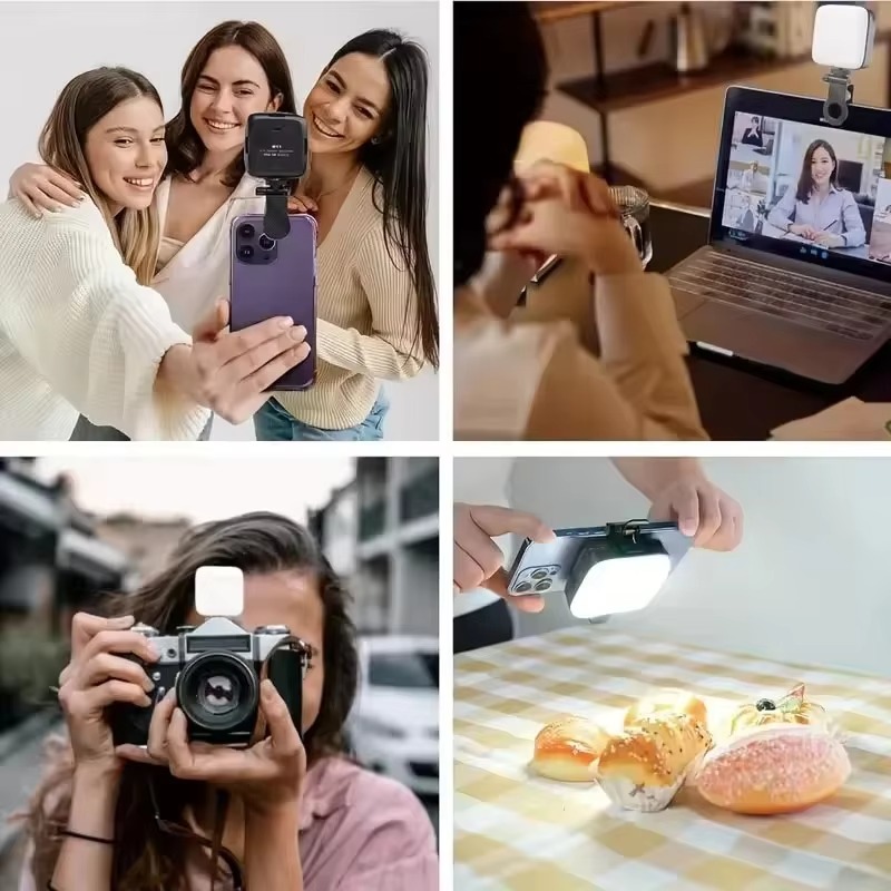 Photography Lighting Meter - Luce ad anello portatile con clip