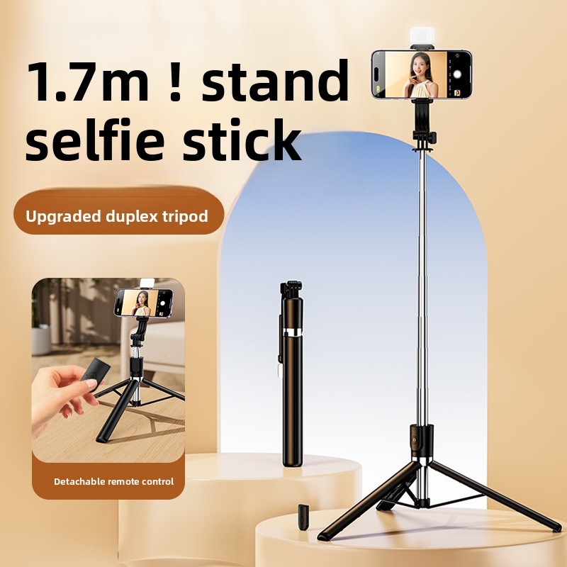 Photography Lighting Description - Bastone Selfie Estensibile 1M con Treppiede,