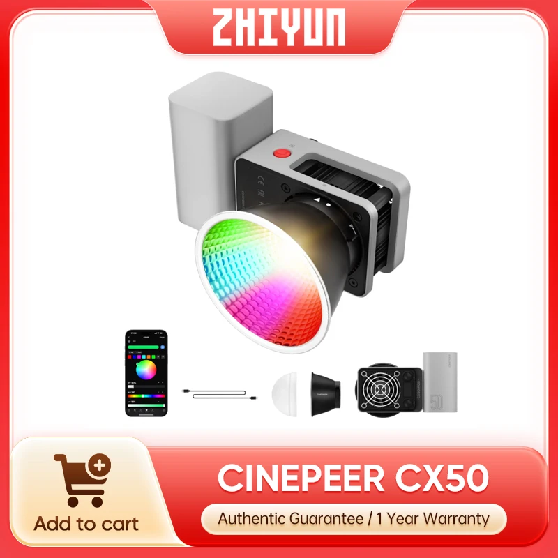 Luce video RGB Zhiyun CINEPEER - Photography Lighting Kit Portable recensione e prezzo