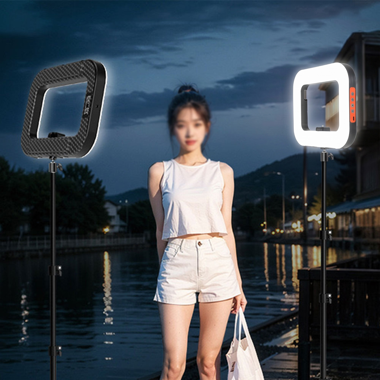 Luce portatile per selfie, lam - Photography Lighting Handheld recensione e prezzo