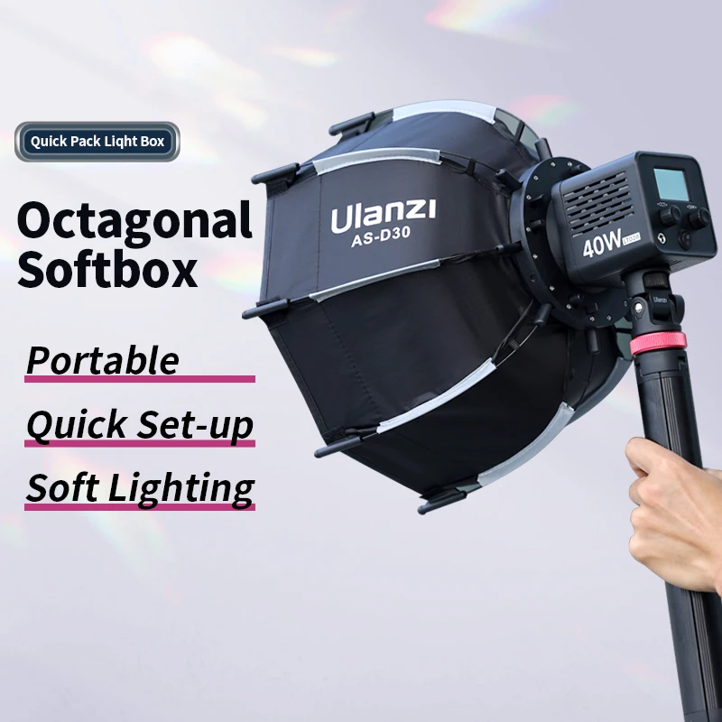 Ulanzi AS-D30 Softbox ottagona - Photography Lighting Meter recensione e prezzo