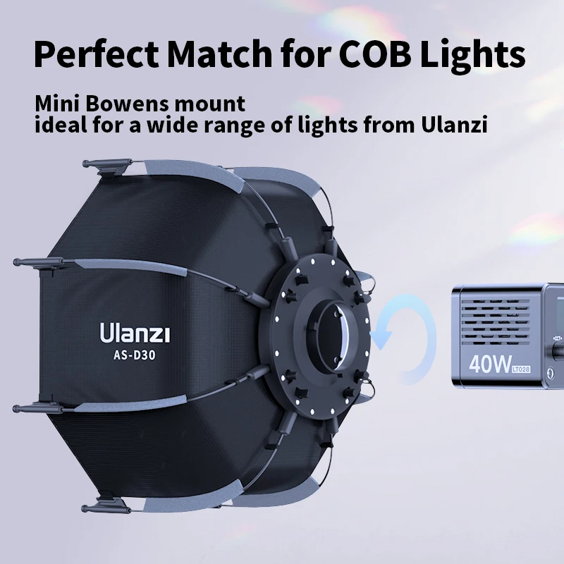 Ulanzi AS-D30 Softbox ottagona - Photography Lighting Meter recensione e prezzo
