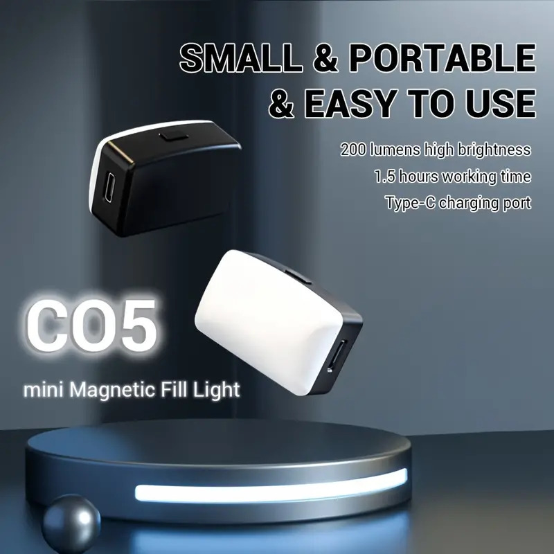 Mini luce magnetica per selfie - Photography Mobile Lighting recensione e prezzo