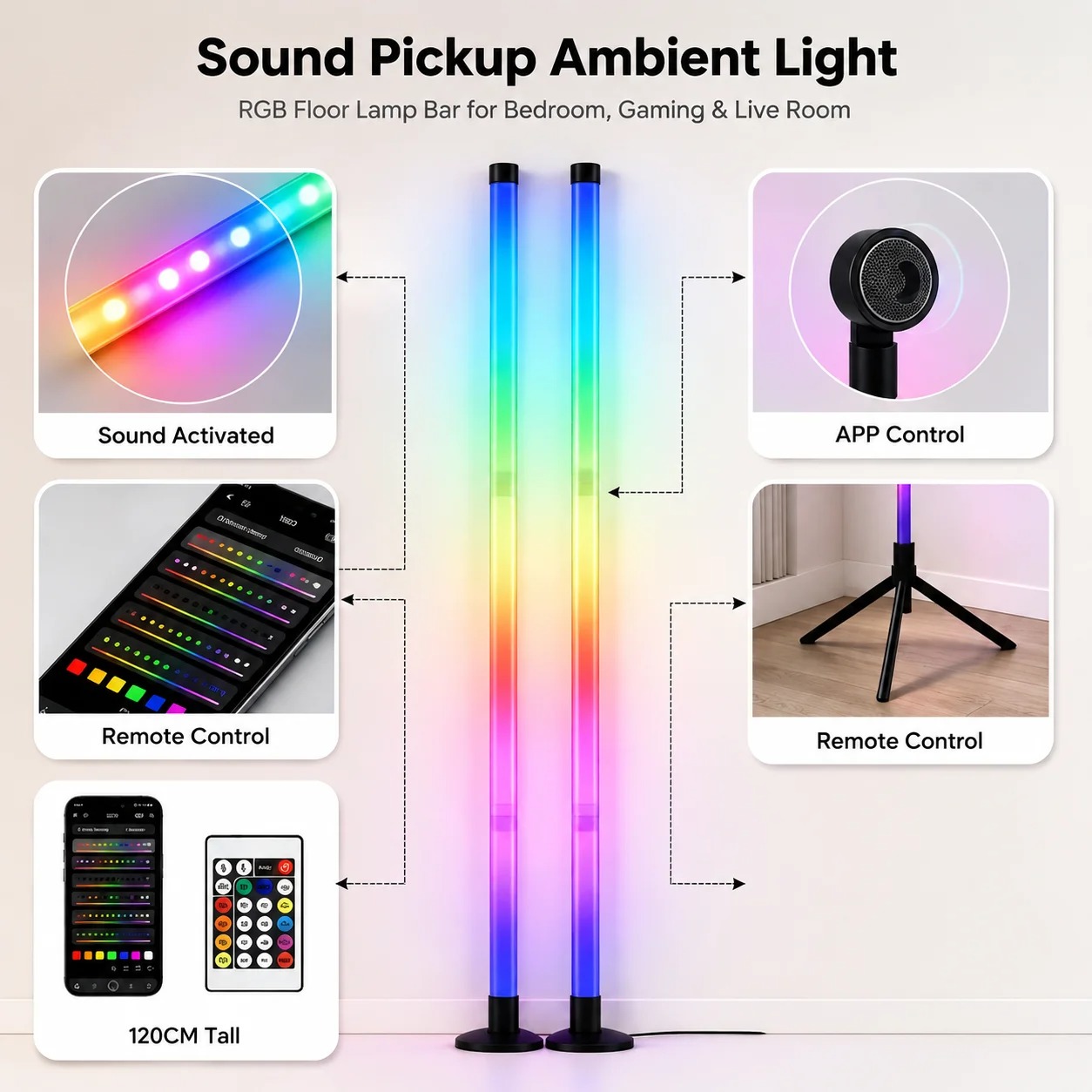 2 Pezzi Lampada da Terra RGB 1 - Photography Lighting Game recensione e prezzo